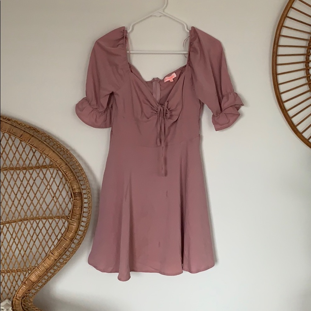 Pink dress